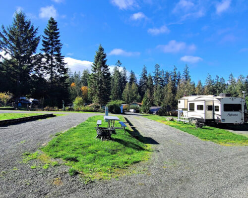 big rig site at Elwha RV Park